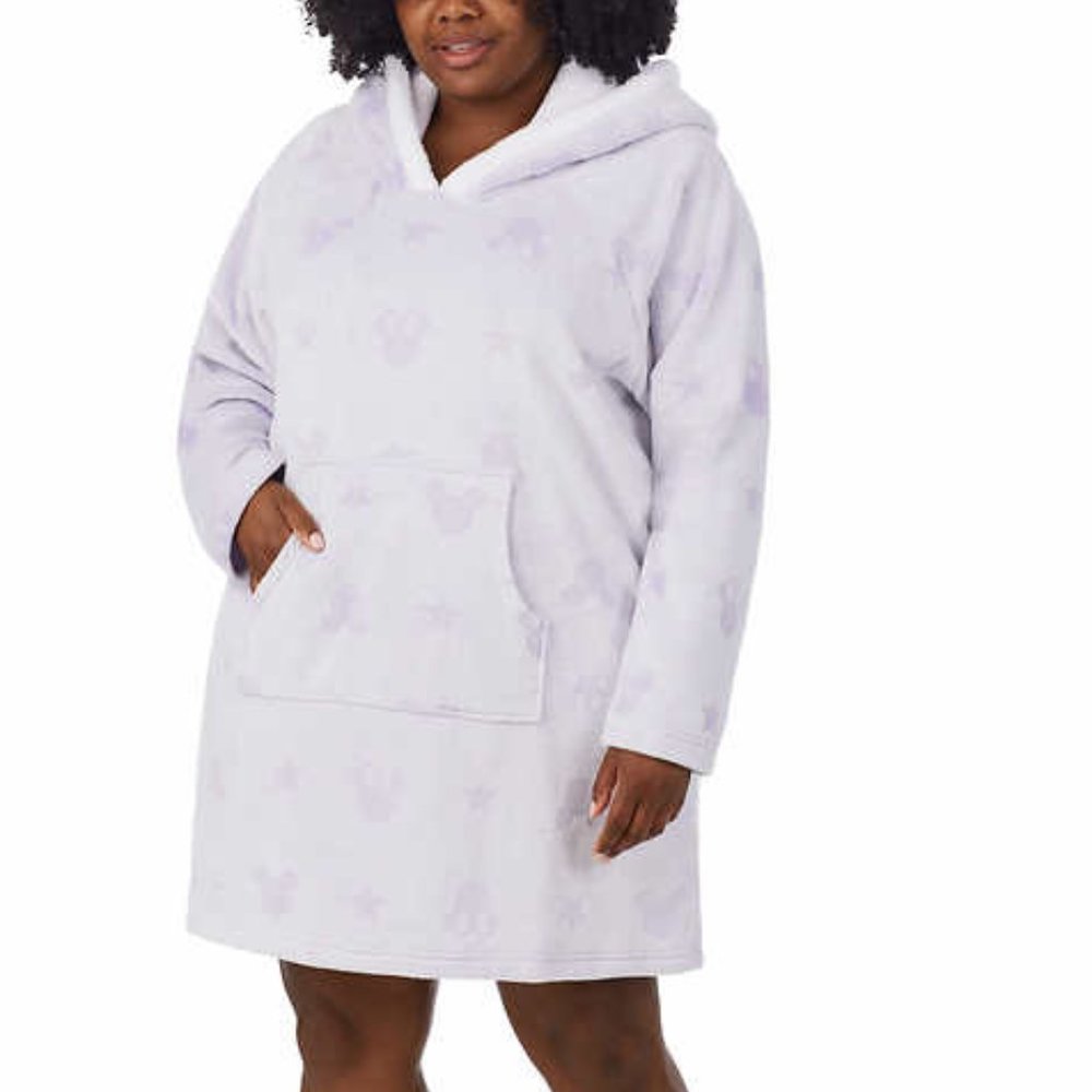 Mickey and Minnie Lounger with Cozy Hoodie